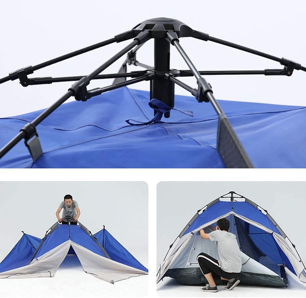 Instant Pop-Up Camping and Beach Tent 2-in-1 Quick Setup