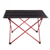 Portable Aluminum Folding Table - - Red,Silver,Blue