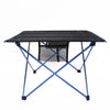Portable Aluminum Folding Table - - Red,Silver,Blue
