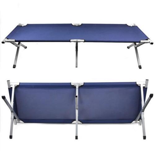 Portable Bed Stretcher - Sleeping - navy blue,green,light blue