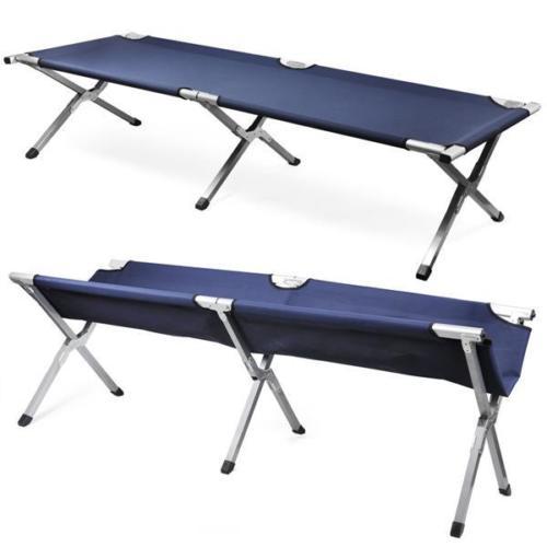 Portable Bed Stretcher - Sleeping - navy blue,green,light blue