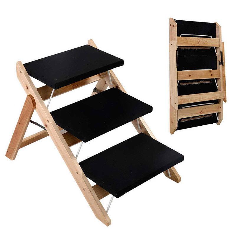 Folding dog steps for bed best sale