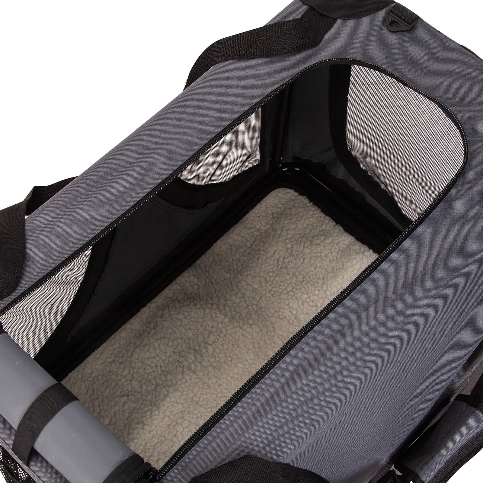 Portable Pet Carrier - Pet - S,Gray,S,Blue,S,Red,M,Gray,M,Blue,M,Red