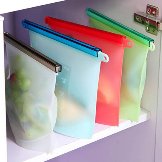 Reusable Silicone Bags - Eco - 4 bags,8 bags