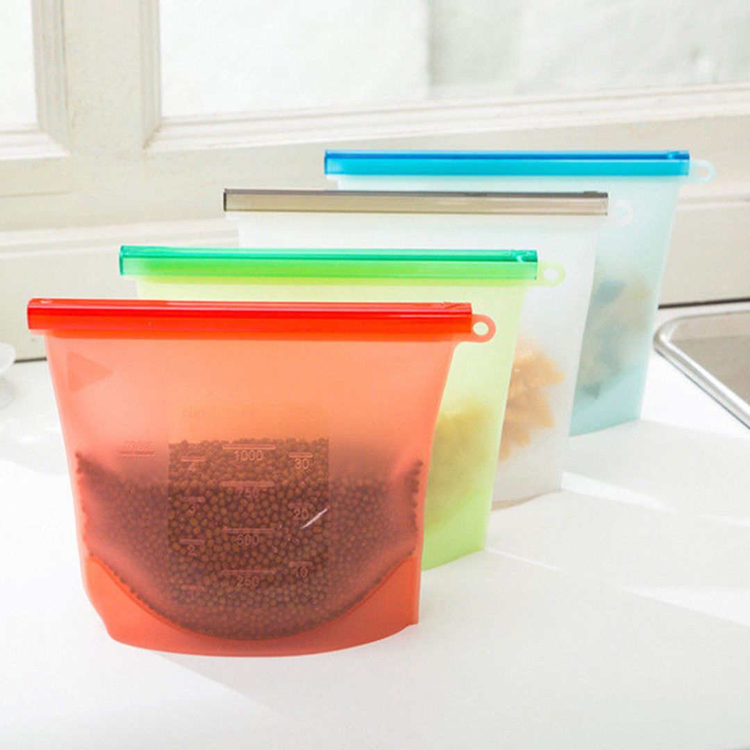 Reusable Silicone Bags - Eco - 4 bags,8 bags