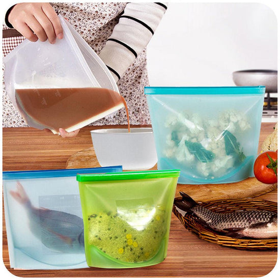 Reusable Silicone Bags - Eco - 4 bags,8 bags