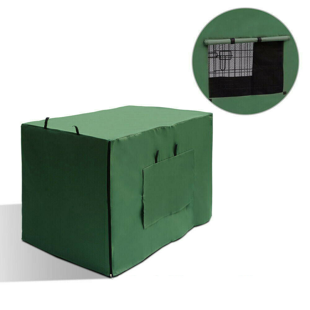 Pet Cage Cover - Pet - (M): 91 x 57 x 63cm,Blue,(M): 91 x 57 x 63cm,Green,(L): 105 x 69 x 77.5 cm,Blue,(L): 105 x 69 x 77.5 cm,Green,(XL): 120 x 74 x 80cm,Blue,(XL): 120 x 74 x 80cm,Green