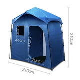 Double Pop-Up Dressing Tent - Shower - Default Title
