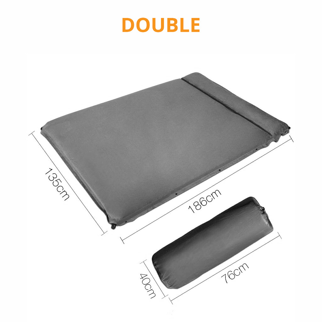 Premium SelfInflating Mattress for Camping 10cm, Single or Double Mat