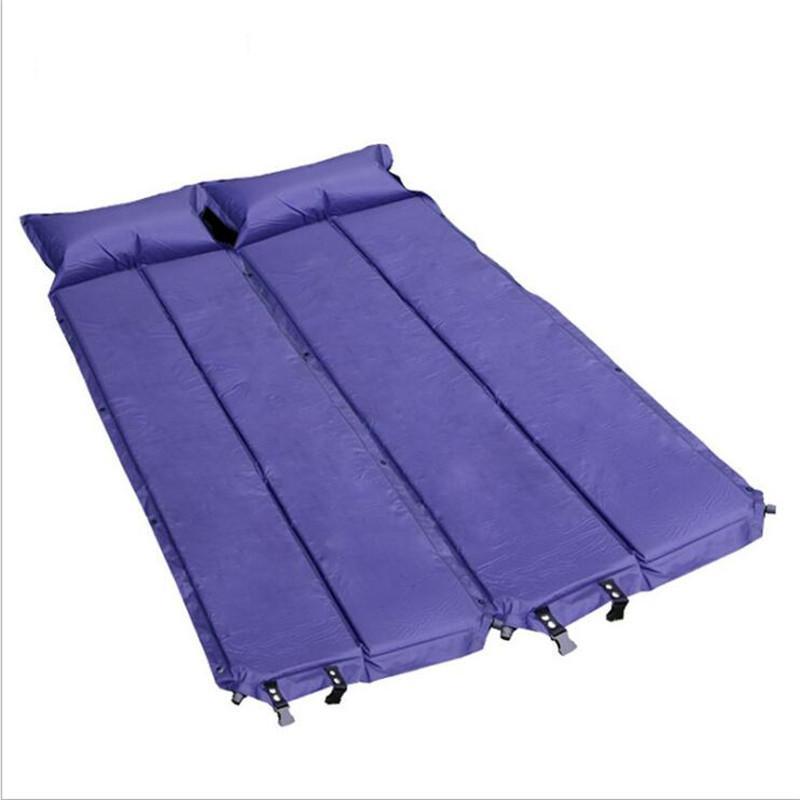 Self-Inflating Mattress for Camping - Sleeping - single blue,single green,double blue,double green,double blue and green