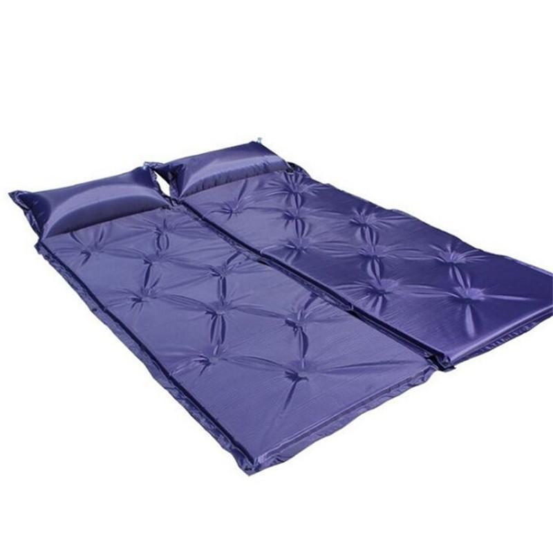 Self-Inflating Mattress for Camping - Sleeping - single blue,single green,double blue,double green,double blue and green