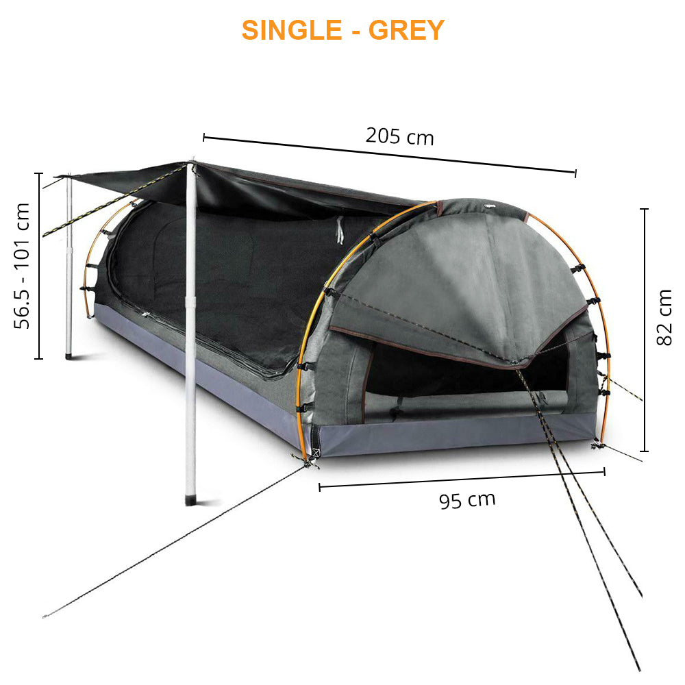Single or Double Swag with Awning, Sleeping from 229.90 AUD