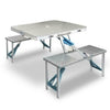 Aluminium Table and Stools Set