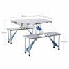 Aluminium Table and Stools Set