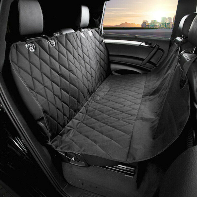 Tan Polka Dot Pet Car Seat Cover